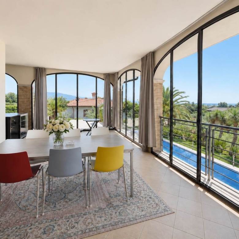 Villa unifamiliare con piscina e vista lago, Soiano Del Lago
